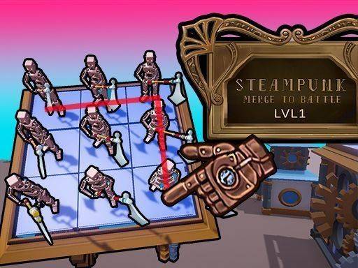 Steampunk Merge To Battle Strategy Game