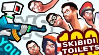 You vs 100 Skibidi Toilets - Action Game
