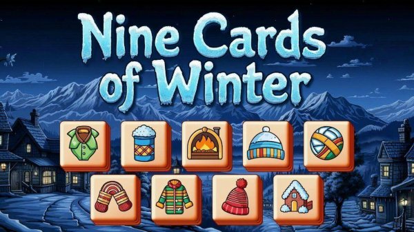 Nine Cards of Winter: Holiday Match Puzzle