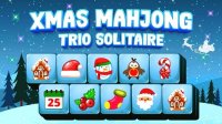 Xmas Mahjong Trio Solitaire: Holiday Puzzle Game