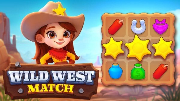 Wild West Match Adventure Game