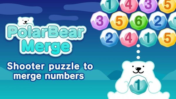 Polar Bear Merge - Number Puzzle Game