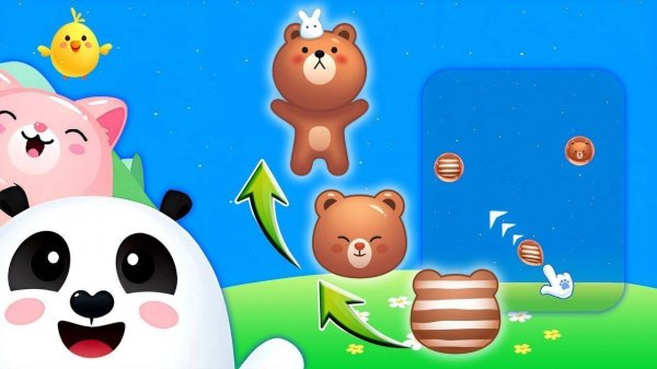 Animal Merge: Bubble Shooter Puzzle Game
