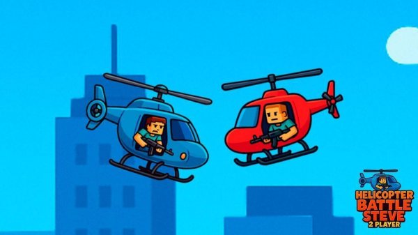 Helicopter Battle Steve 2 Player Game