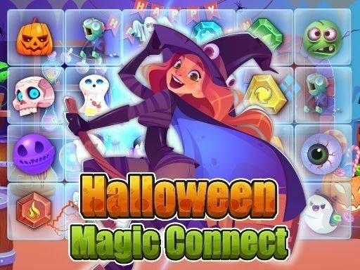Halloween Magic Connect - Puzzle Matching Game