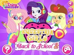 Equestria Girls Fashion Styling Game