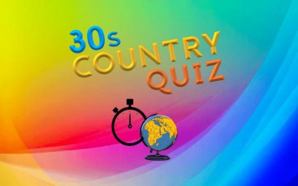 30s Country Quiz - Geography Challenge Game Online