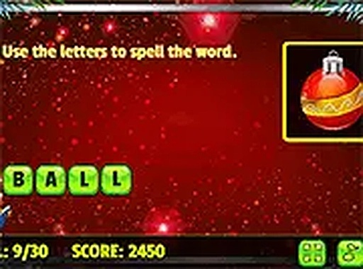 Xmas Word Puzzles Online Game
