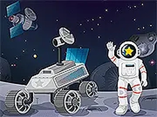 Hidden Stars at Space Puzzle Game