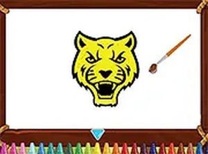 Angry Tiger Coloring Online Game