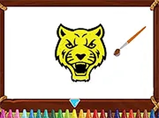 Angry Tiger Coloring Online Game