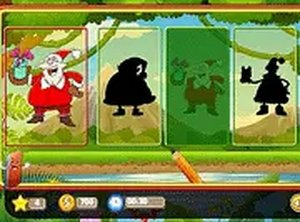 Santa Shadow Match Puzzle Game Online