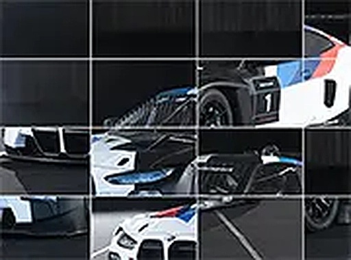 BMW M4 GT3 Slide Puzzle Game