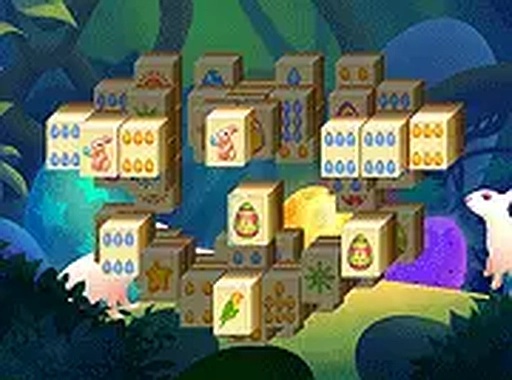Easter Pile Mahjong Puzzle Game