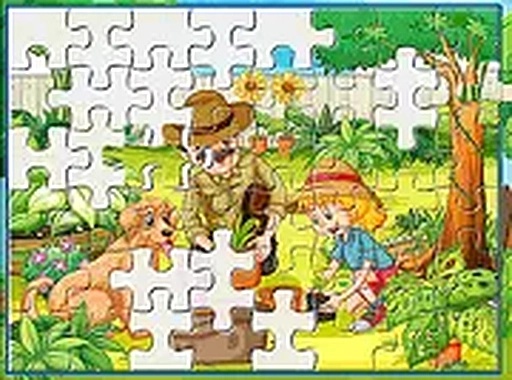 Happy Gardening Jigsaw Puzzle Online