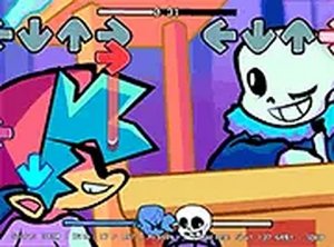 FNF x Undertale: Lazybones Online Game